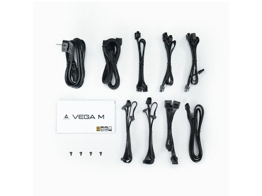 CHIEFTEC PSU PPG-750-C 750W Vega M Series 80+ Gold, Fully-Modular, ATX 3.1, 135mm Fan