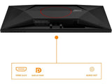 AOC Gaming Monitor Q27G42XNE, 27" QHD 2560x1440, 180 Hz, 1 ms, 5000:1, DP - HDMI*2, Tilt,Speaker 2W *2
