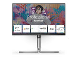 AOC Graphic Pro Monitor Q27U3CV 27" IPS QHD 2560 x 1440, DP - HDMI - USB-C, HAS, PIVOT, SWIVEL, Speakers