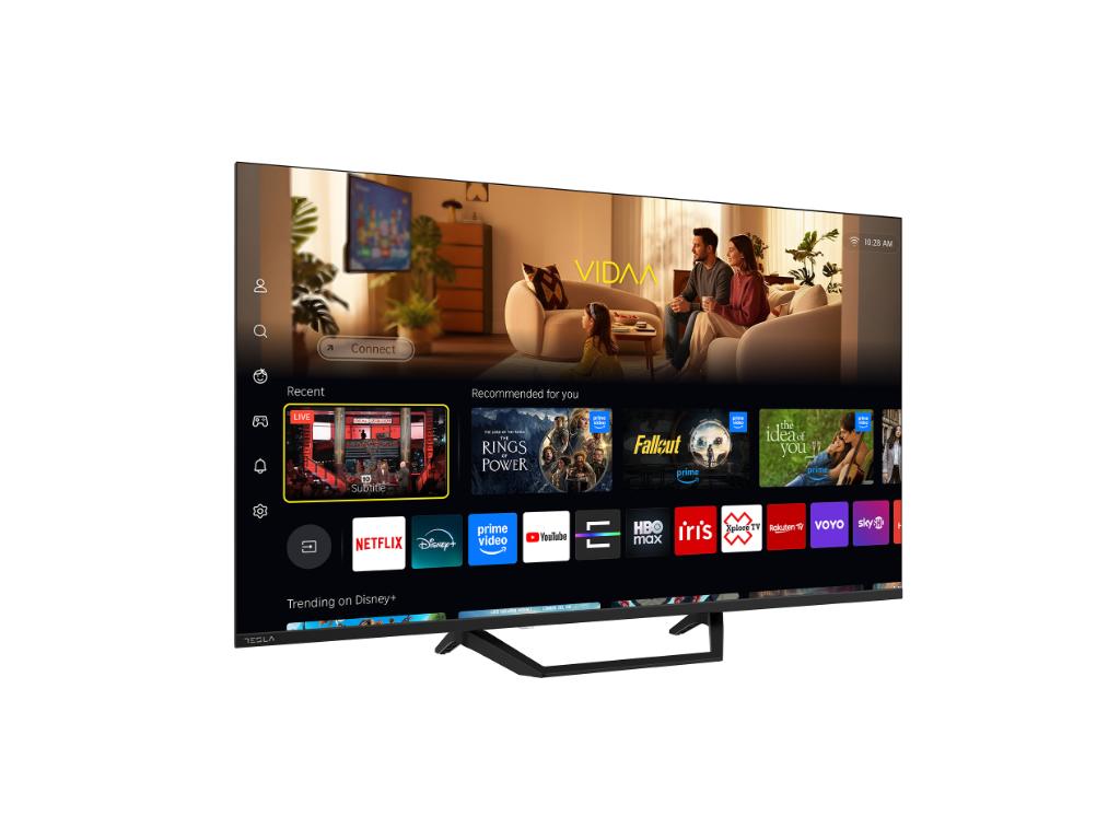 Tesla Q43E665BUV QLED TV 43" ultra HD, VIDAA OS smart, Hotel mode, Air Play, Miracast, DVB-T2 - C - S2