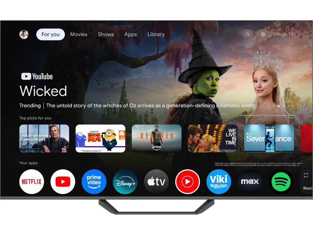 Tesla Q65E655GUS QLED TV 65" ultra HD, Google TV smart, frameless, DVB-T2 - C - S2
