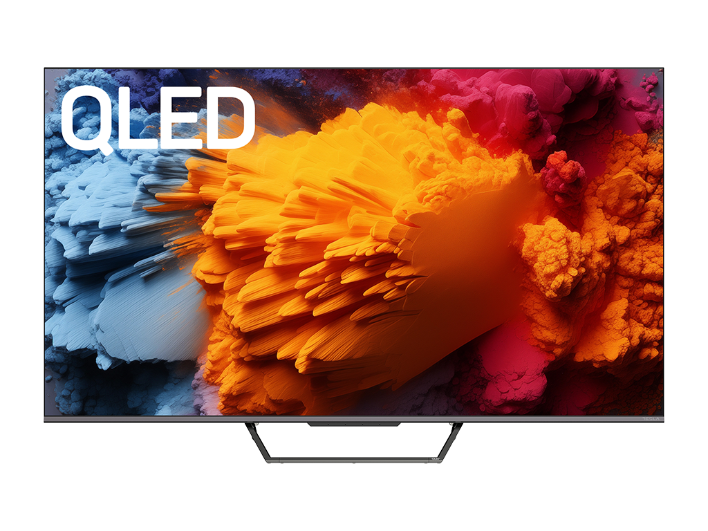 Tesla Q65S939GUS QLED TV 65" ultra HD, smart Google TV, DVB-T2 - C -  - S2, Grey, Frameless