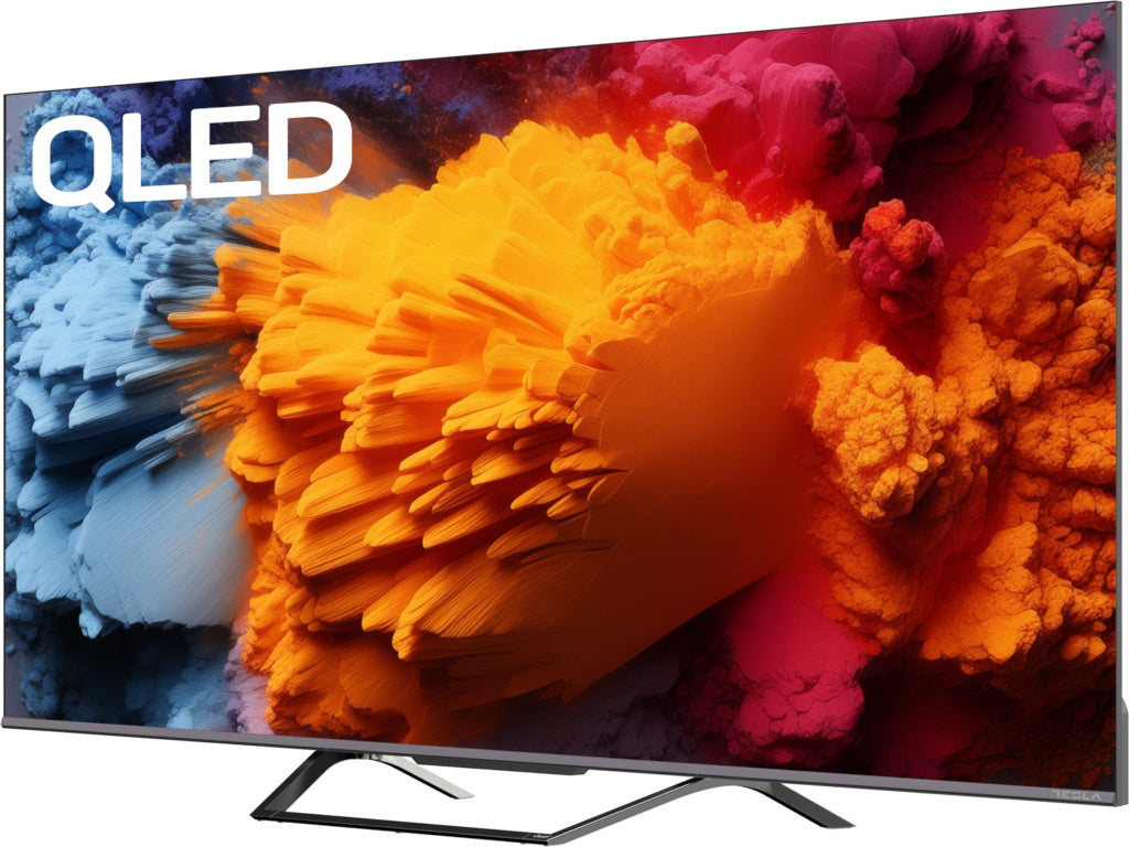 Tesla Q65S939GUS QLED TV 65" ultra HD, smart Google TV, DVB-T2 - C -  - S2, Grey, Frameless