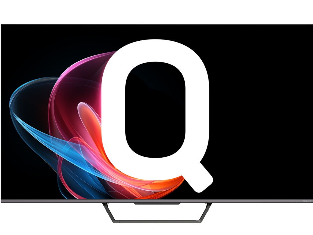 Tesla Q65S939GUS QLED TV 65" ultra HD, smart Google TV, DVB-T2 - C -  - S2, Grey, Frameless