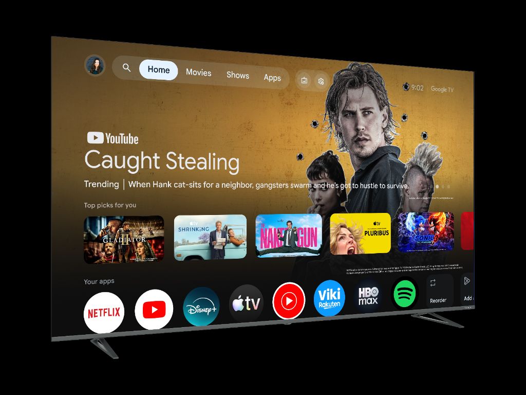Tesla Q85E969GUS QLED TV 85" ultra HD, Google TV smart, frameless, DVB-T2 - C - S2