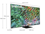 Samsung QE55QN90DATXXH Neo QLED TV 55", Quantum matrix tehnologija, HDR 32x, Quantum Dot