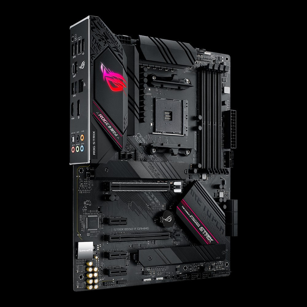 ASUS AMD Ryzen MB - ROG STRIX B550-F GAMING,  4*DDR4 5100MHz, DP - HDMI, Dual M.2, USB 3.2
