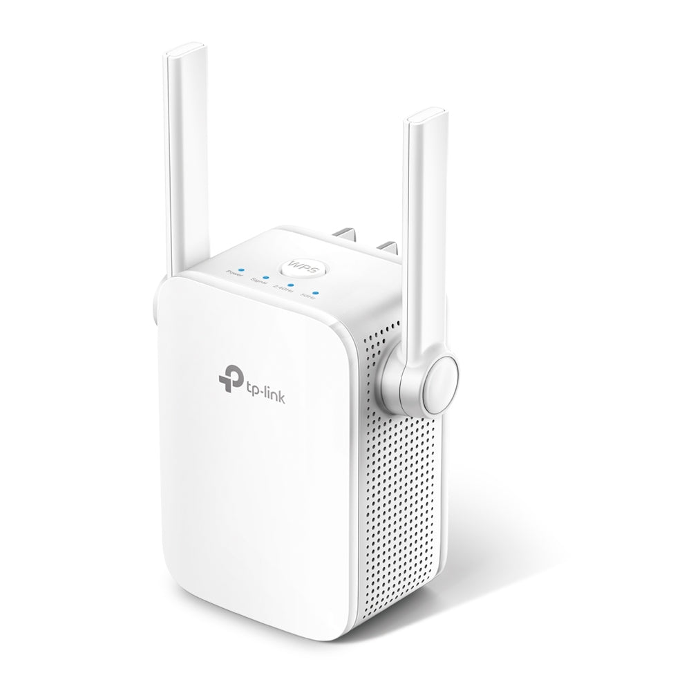 TP-LINK RE205 AC750 Wi-Fi Range Extender 433Mbps at 5GHz + 300Mbps at 2.4GHz, 2 fixed antennas