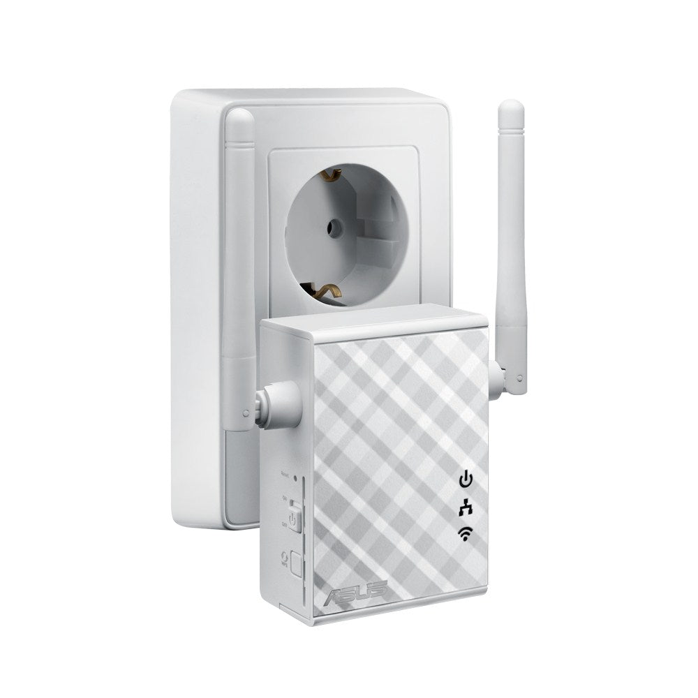 Asus RP-N12 Wireless-N300 Range Extender  -  Access Point  -  Media Bridge