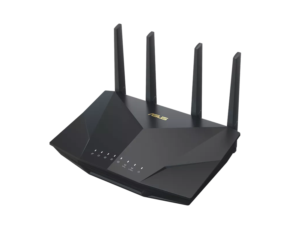 Asus RT-AX5400 Dual Band WiFi 6 (802.11ax) Extendable Router, Included built-in VPN