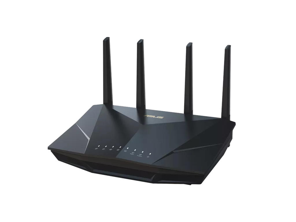 Asus RT-AX5400 Dual Band WiFi 6 (802.11ax) Extendable Router, Included built-in VPN