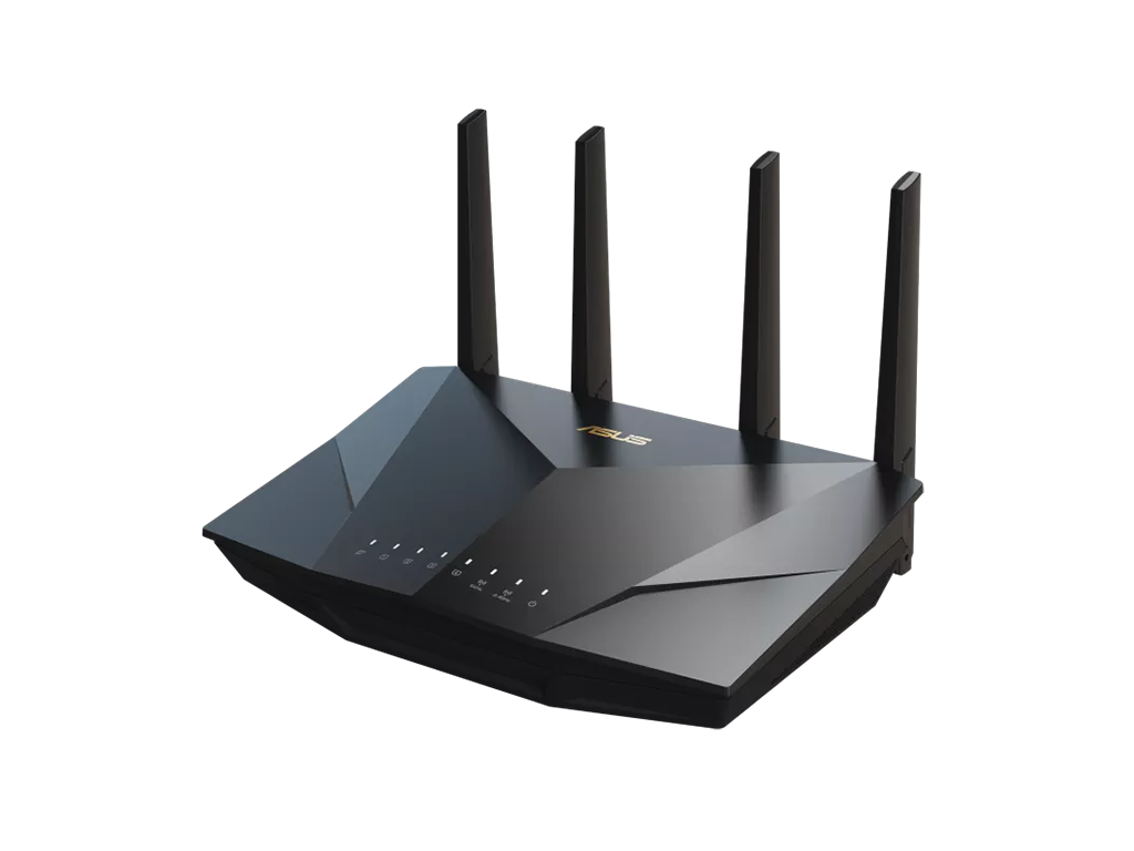 Asus RT-AX5400 Dual Band WiFi 6 (802.11ax) Extendable Router, Included built-in VPN