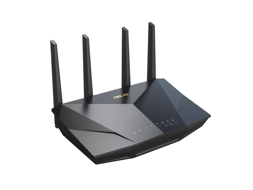 Asus RT-AX5400 Dual Band WiFi 6 (802.11ax) Extendable Router, Included built-in VPN