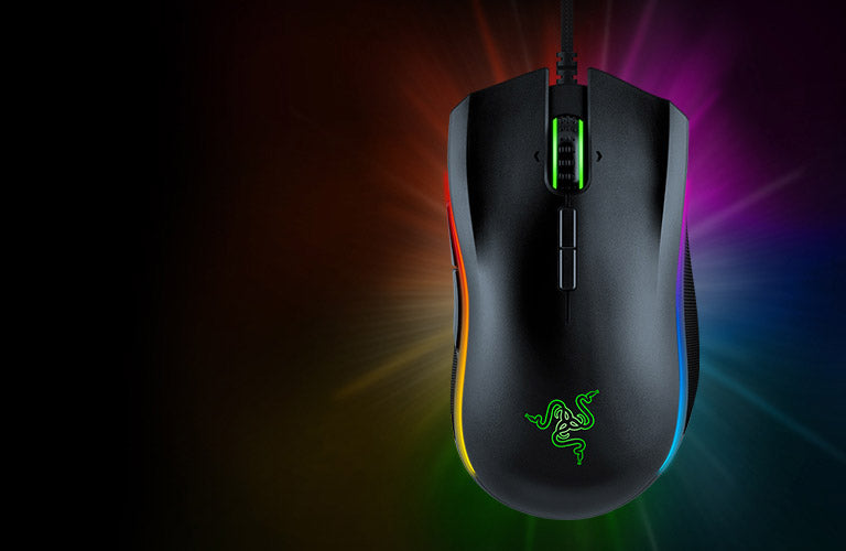 RAZER Mamba Elite Wired Mouse with Extended Razer Chroma, 16K DPI, 9 buttons