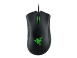 RAZER DeathAdder Essential Gaming Mouse with 6400 DPI optical sensor, 220 ips, Green Lighting