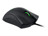RAZER DeathAdder Essential Gaming Mouse with 6400 DPI optical sensor, 220 ips, Green Lighting