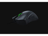 RAZER DeathAdder Essential Gaming Mouse with 6400 DPI optical sensor, 220 ips, Green Lighting