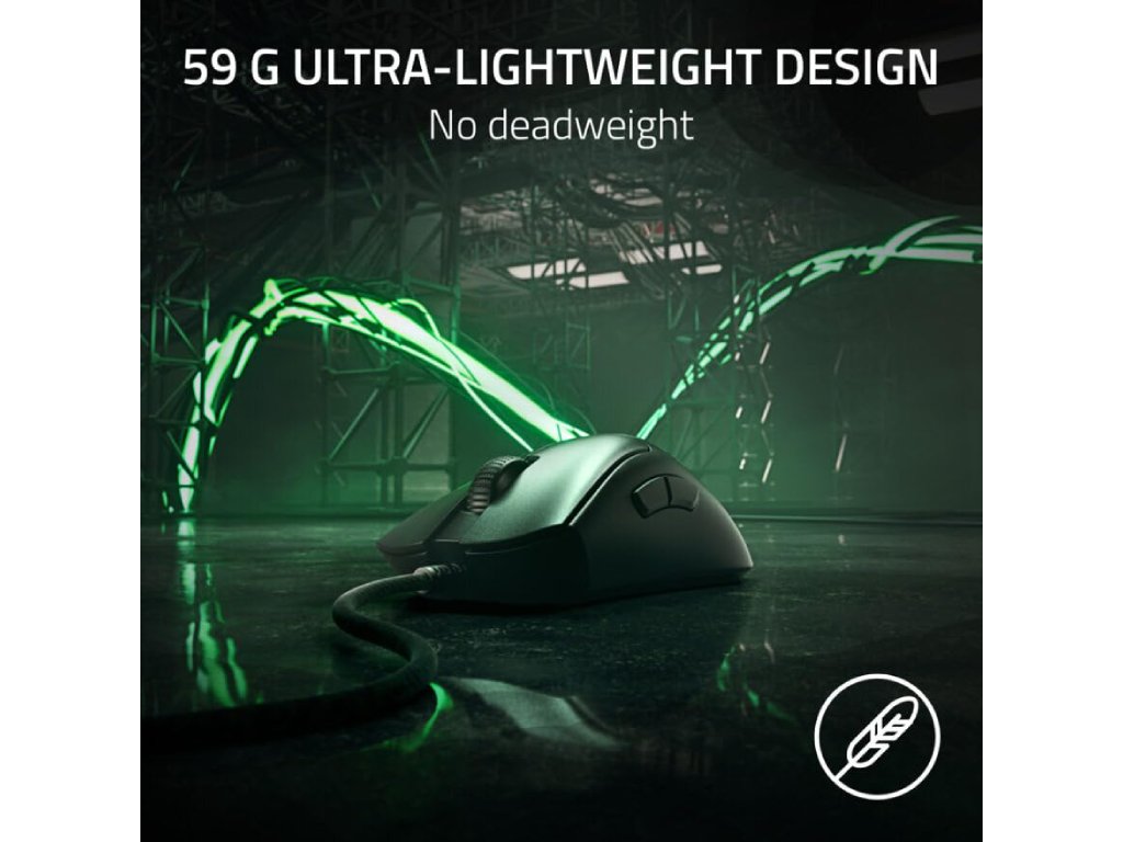 RAZER DeathAdder V3 Ultra-lightweight Ergonomic Esports Mouse,Focus Pro 30K Optical Sensor, 3000 DPI