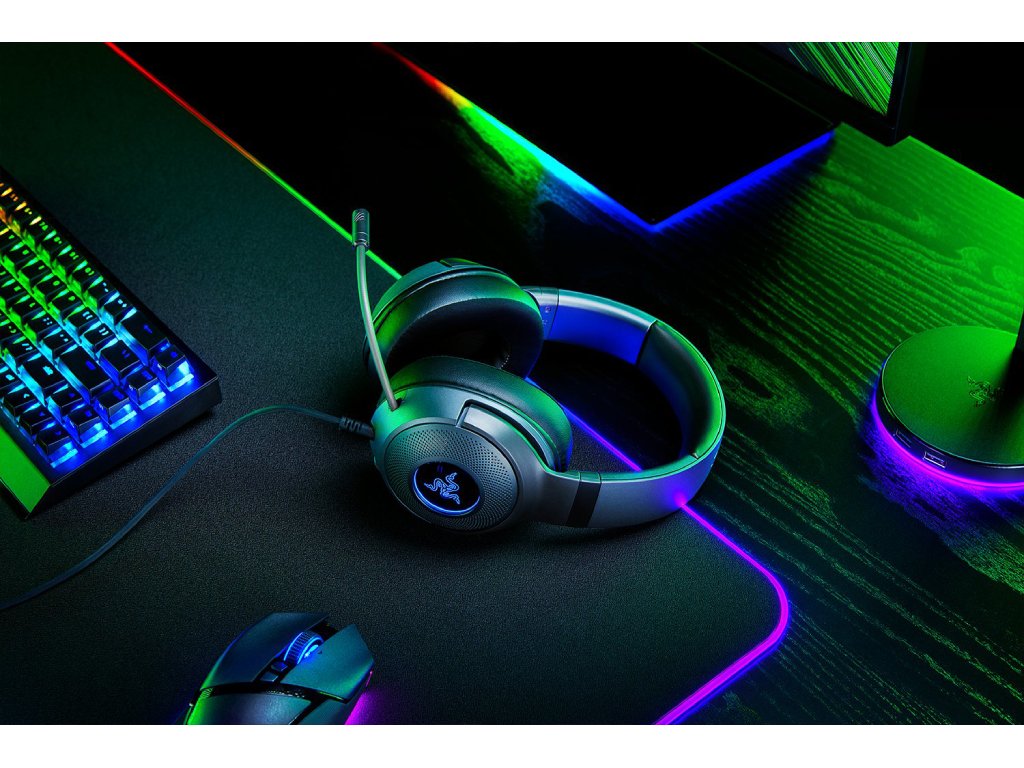 RAZER Kraken V3 X Ultralight PC Gaming Headset, 40mm Drivers, 7.1 Surround Sound