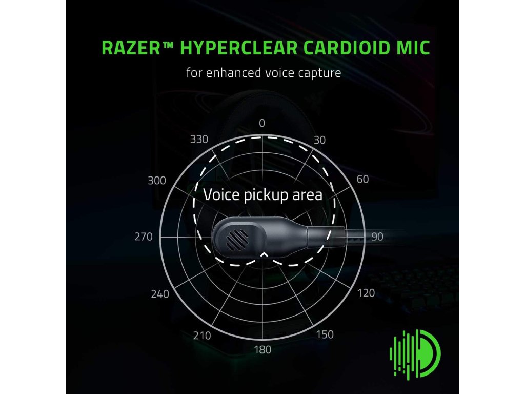 RAZER BlackShark V2 X USB - Wired Esports Headset,Triforce 50 mm Drivers, Noise Cancellation, 7.1