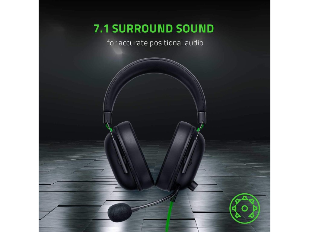 RAZER BlackShark V2 X USB - Wired Esports Headset,Triforce 50 mm Drivers, Noise Cancellation, 7.1