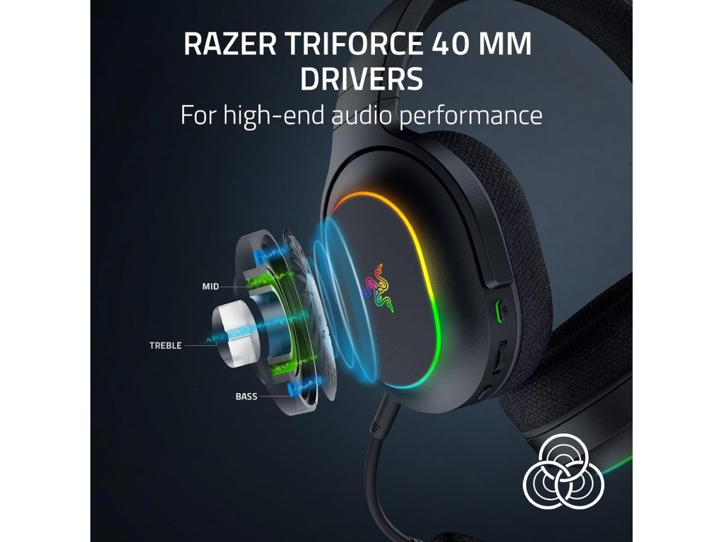 RAZER Barracuda X Chroma - Wireless Multi-Platform Gaming Headset with 6 Zone Chroma RGB