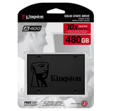 KINGSTON A400 SSDNow 480GB, SATA III, 2.5", up to 500MB - s Read and 450MB - s Write