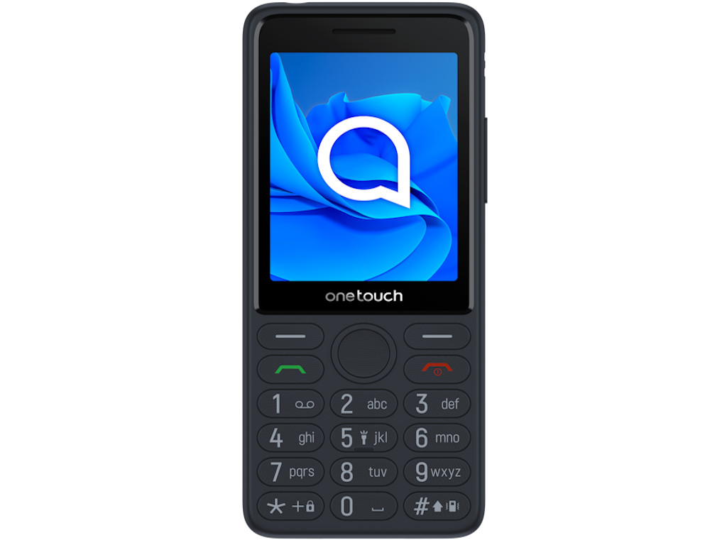 TCL 4022s onetouch mobilni telefon, Large buttons, SOS button, charging dock, black