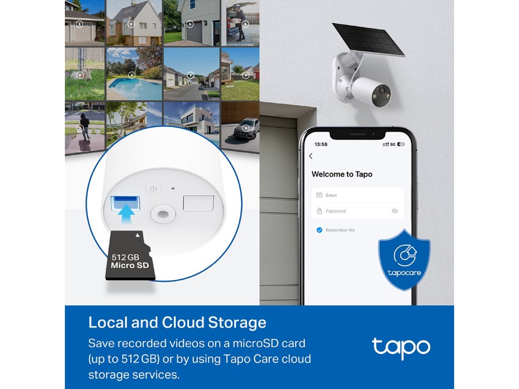 TP-LINK TAPO C410 KIT Solar-Powered Security Camera Kit, 2K, 3MP, Free AI Detection, IP65