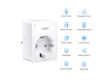 TP-LINK Tapo P110(2-pack) Mini Smart Wi-Fi Socket, Energy Monitoring, Remote Control, Voice Control