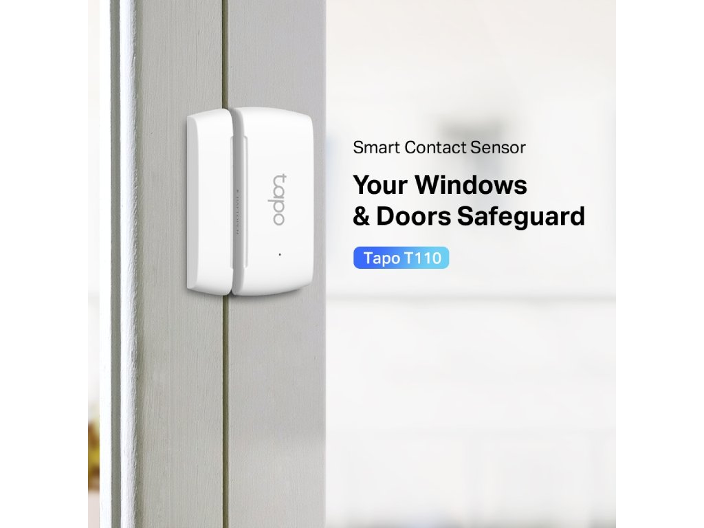TP-LINK TAPO T110 Smart Contact Sensor, Window - Door Safeguard, Instant App Notification