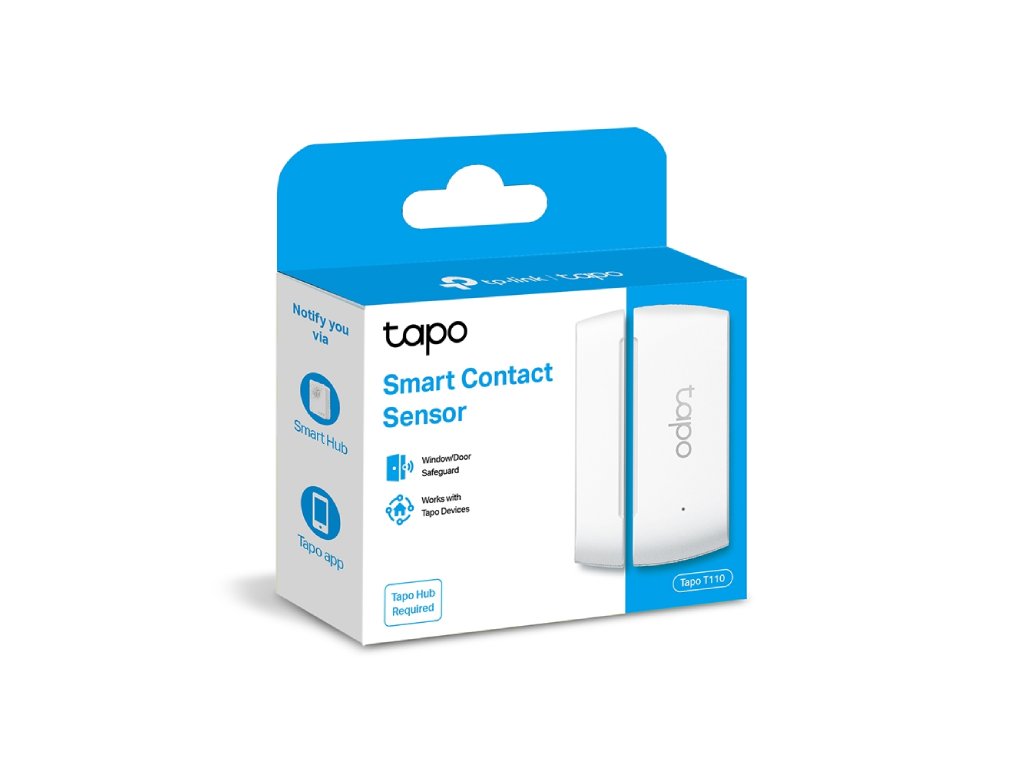 TP-LINK TAPO T110 Smart Contact Sensor, Window - Door Safeguard, Instant App Notification