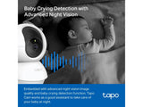 TP-LINK TAPO C210P2 Indoor 2K Pan - Tilt - Zoom Security Camera Set with Advanced Night Vision