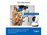TP-LINK TAPO C220 2K 4MP QHD Pan - Tilt Home Security Wi-Fi Camera, Smart AI Detection, Two-Way Audio
