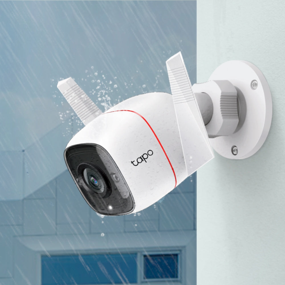 TP-LINK TAPO C310 Outdoor Security Wi-Fi Camera, 3MP, Ultra-High-Definition Video, IP66 Weatherproof