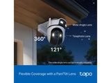 TP-LINK TAPO C545D Outdoor Dual Lens Security Wi-Fi Camera,Double 2K View,360 AI Tracking,3MP, IP66