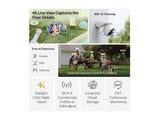 TP-LINK TAPO C560WS 4K Outdoor Pan - Tilt Security Wi-Fi Camera, 360 AI Tracking, IP66 Weatherproof