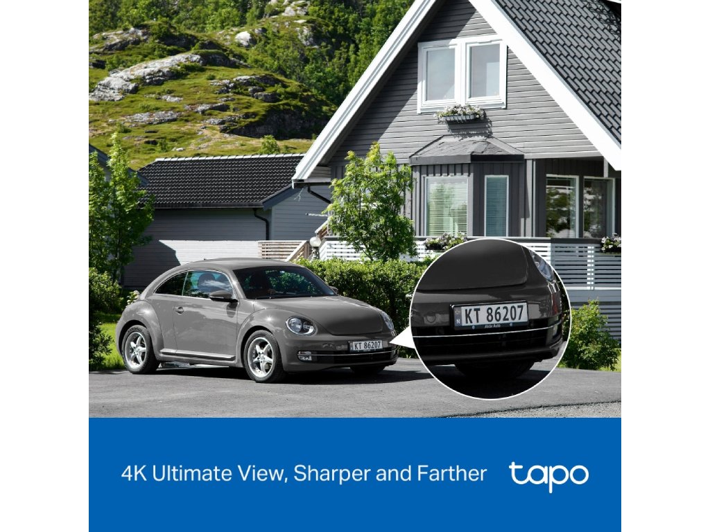 TP-LINK TAPO C660 KIT Ultra 4K Solar-Powered Pan - Tilt Security Camera Kit, 360 AI Tracking