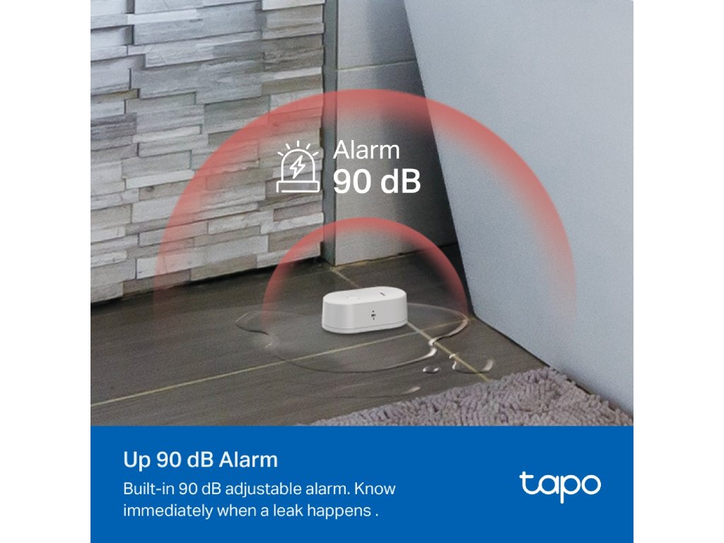 TP-LINK TAPO T300 Smart Water Leak Sensor, Drip & Leak Alert, Instant App Notification, IP67