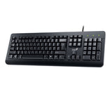 KM-160 USB US crna tastatura+ USB crni miš