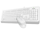 F1010 FSTYLER USB US bela tastatura + USB beli miš
