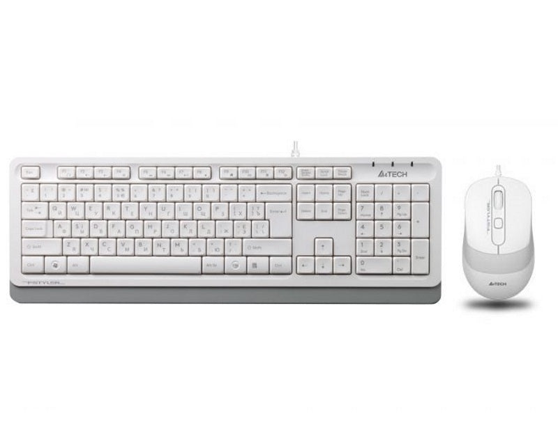 F1010 FSTYLER USB US bela tastatura + USB beli miš