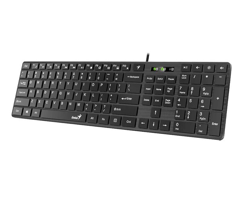SlimStar 126 USB US crna tastatura