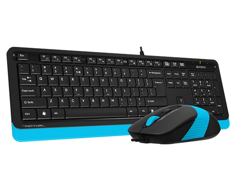 F1010 FSTYLER USB US plava tastatura + USB plavi miš