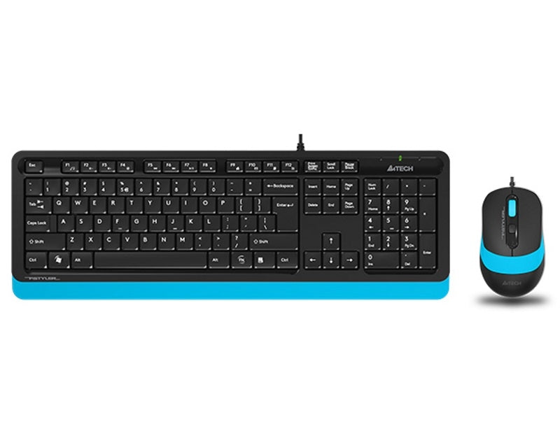 F1010 FSTYLER USB US plava tastatura + USB plavi miš