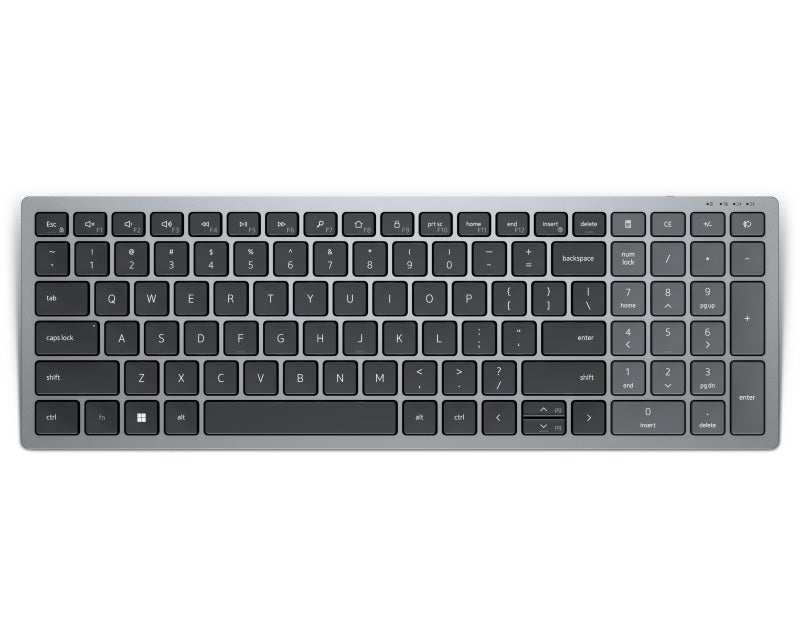 KB740 Compact Multi-device US wireless tastatura siva