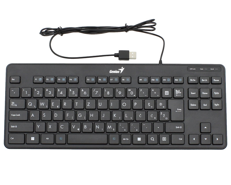 LuxeMate 110 USB YU slim crna tastatura