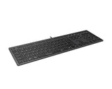 FX60 Scissor Switch White Backlit USB US siva tastatura