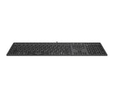 FX60 Scissor Switch White Backlit USB US siva tastatura
