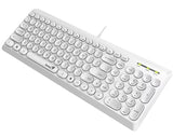 Slimstar Q200 USB YU bela tastatura